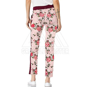 Pantalon de survêtement respirant et à séchage rapide pour femme, qualité supérieure, taille personnalisée, taille mi-haute, devant plat, idéal pour l'hiver, faible MOQ, sublimation - Product Image 4