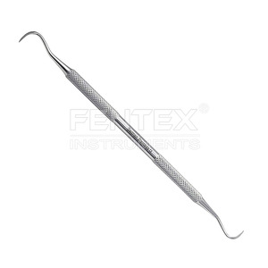 Escalador de alta calidad H6/H7 Herramienta dental de acero inoxidable para el cuidado de la higiene bucal de doble extremo - Product Image 1