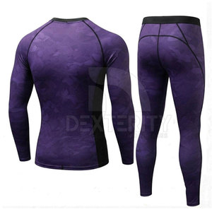Último Diseño, Más Vendido, Trajes de Compresión de Otoño con Capa Base Sólida, Transpirables, de Secado Rápido, Alta Calidad, Ligeros, al por Mayor - Product Image 4