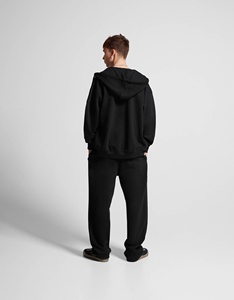 OEM de los hombres 100% de algodón en blanco de gran tamaño térmica sudaderas con capucha personalizado Puff impresión Logo Tallas grandes Unisex Sudadera con capucha para los hombres - Product Image 5