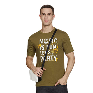 Camisetas de Verano para Hombre de Alta Calidad, Estampadas con Serigrafía, Cuello Redondo, Estilo Casual, Manga Regular, Moda Urbana, 100% Algodón - Product Image 1