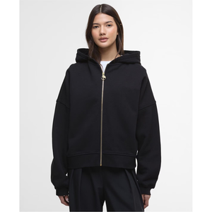 Sudadera con capucha ligera para mujer, sudadera informal de uso diario con cremallera completa, sudadera informal de estilo holgado para mujer sin bolsillo de canguro - Product Image 3