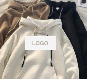 Sweat à capuche avec logo en relief pour hommes de qualité supérieure Sweat-shirt personnalisé de haute qualité avec technique de broderie d'hiver d'impression 3D - Product Image 5