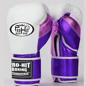 ถุงมือชกมวยแบบมืออาชีพถุงมือหนังแท้ MMA มวยไทยถุงมือชกมวยไทย - Product Image 5