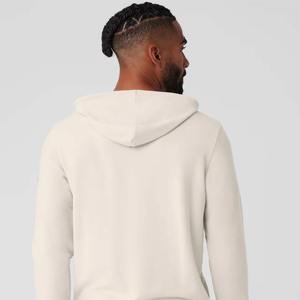Sudadera con Capucha para Hombre, Mezcla de Algodón, Básica, Abrigada para Invierno, Color Personalizado, Calidad Premium, Sudadera Moderna - Product Image 4