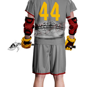 Ensemble d'uniformes de lacrosse pour adultes, teinture unie, 100% polyester, respirant, réversible, anti-froissement, durable, personnalisé, confortable, 2024 - Product Image 5