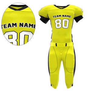 Maillots de football américain personnalisés nouvelle conception vêtements de sport personnalisés à bon prix uniformes de football américain - Product Image 3