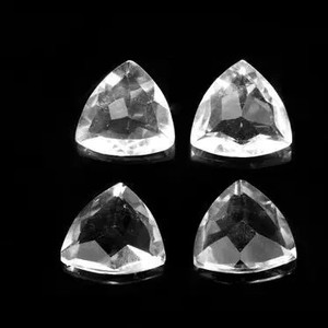5mm cristal natural cuarzo facetado trillón corte precio al por mayor piedras preciosas sueltas fabricante tienda proveedor en línea venta tienda ahora - Product Image 1