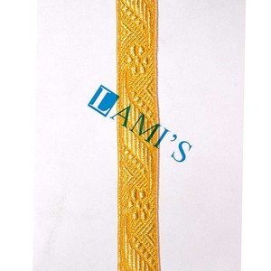 2023 trenzas doradas hechas a mano de alta calidad, cordones, uniforme, adornos de alambre de lingotes de oro, decoración de zapatos, trenzas, encaje textil de galón - Product Image 5