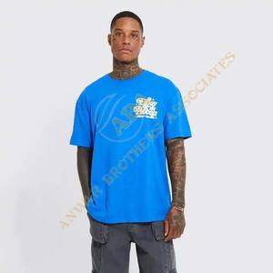 Camiseta de punto de algodón 100% al por mayor de fábrica con logotipo personalizable de diamantes de imitación manga corta suelta - Product Image 1