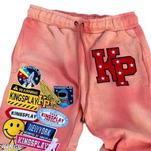 Pantalones Deportivos para Hombre con Estampado Gráfico, Corte Holgado, Felpa, Estilo Urbano, Estampado Audaz, Informales, Cómodos - Product Image 1