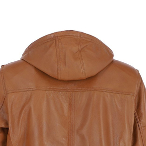 Veste en cuir pour hommes Qualité supérieure Poids lourd à capuche Professionnel Best-seller Prix raisonnable Meilleures ventes - Product Image 4