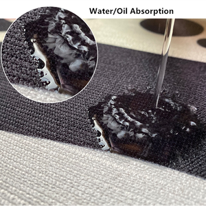 Tapis de cuisine antidérapants et imperméables à motif floral personnalisé, en fibres synthétiques tuftées et rembourrées, pour évier et cuisinière - Product Image 6