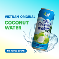 Venta al por mayor de Agua de Coco Pura de Marca, 490ml, Saborizada, Baja en Grasa, Sin Azúcar Añadido, Muestra Gratuita, Etiqueta Privada (OEM/ODM), Lata (Enlatada)