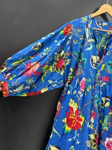 Robe mi-longue d'été décontractée à pampilles imprimée de la meilleure qualité avec 100% coton pour les achats au collège et les journées détendues en Inde - Product Image 6