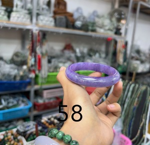 Brazalete de jade púrpura Pulseras y brazaletes de moda Mejora la amabilidad y la popularidad - Product Image 4
