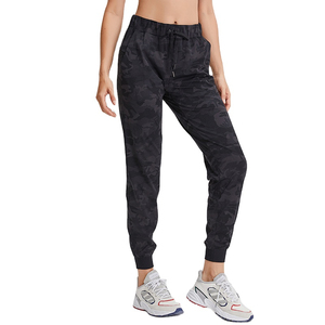Yoga Pants With Pockets High Waist Lace up Loose Casual <b>Running</b> Fitness Sport <b>Leggings</b> for Women - Product Image 1