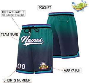 Pantalones cortos de baloncesto de malla de poliéster 100% con logotipo personalizado de alta calidad, transpirables, de secado rápido, pantalones cortos de baloncesto de tela lavada - Product Image 2