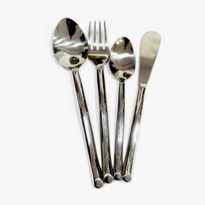 Estern tytylish edding Serving ableableware et taintainless Teel ililver iniinished ututlery asasual y hecho andle - Product Image 1