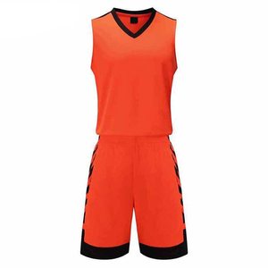 Orange et noir couleur confortable vêtements de sport les plus vendus propre logo nom de l'équipe uniforme de basket-ball imprimé par des industries incroyables - Product Image 1