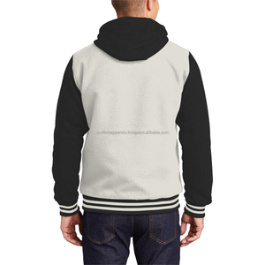 Veste de baseball vintage en coton brodé, col montant rétro, pour homme - Product Image 2