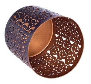 Bougeoir votif en métal noir pour la décoration intérieure Bougeoirs à bougie chauffe-plat de Pâques pour la décoration de salle de mariage Autres bougeoirs - Product Image 5