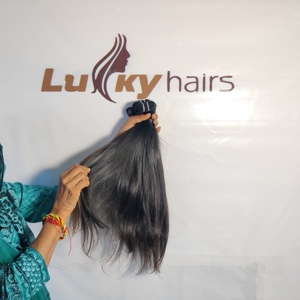 Cheveux humains vietnamiens raides bruts vierges vrais cheveux humains de gros prix d'usine cheveux crus - Product Image 1