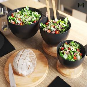 <b>Bamboo</b> Baby Bowl Trend Color Natural Spun <b>Bamboo</b> Salad Bowls <b>Bamboo</b> <b>Fiber</b> Bowl for Salad Serving 100% Handmade From Vietnam - Product Image 6