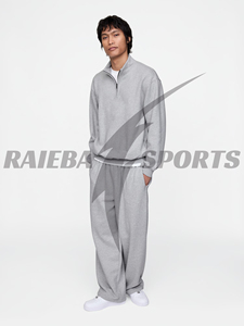 Pantalon ample unisexe en coton, coupe droite, style jogging, tendance et de qualité supérieure - Product Image 5