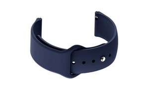 Bracelet de montre sport unisexe JD1606 bleu, durable, respirant, léger, réglable, étanche, en silicone, 20-22 mm, en acier inoxydable - Product Image 5
