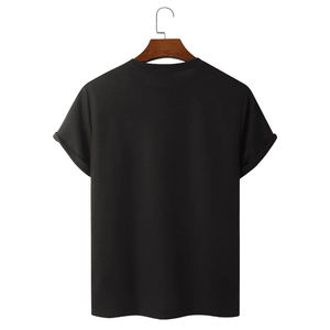 เสื้อยืดผู้ชายแบบกำหนดเองได้ ผ้าฝ้าย สไตล์เทรนดี้สำหรับฤดูร้อน ทรงโอเวอร์ไซส์ สวมใส่ได้ทั้งลำลองและเป็นทางการ เสื้อท็อปส์สำหรับกิจกรรมกลางแจ้ง เสื้อยืดสตรีทแวร์ เสื้อผ้าลำลอง - Product Image 4