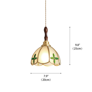 <span class=keywords><strong>Lampe</strong></span> suspendue <span class=keywords><strong>Tiffany</strong></span> pour îlot de cuisine, salle à manger, style Japandi, en laiton massif, verre teinté, <span class=keywords><strong>lampe</strong></span> suspendue florale <span class=keywords><strong>Tiffany</strong></span> d'intérieur - Product Image 6