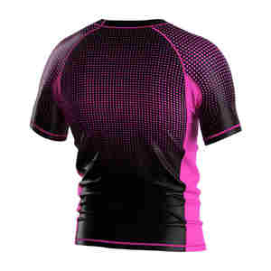 เสื้อกันผดผื่นของผู้ชายผ้าสแปนเด็กซ์ออกแบบโลโก้ได้ตามต้องการ - Product Image 2