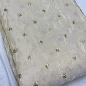 ชุดเดรสผ้าบัตติทำจากทิชชูบริสุทธิ์ชุดเดรสแฟนซีวัสดุ Kurti Saree - Product Image 6