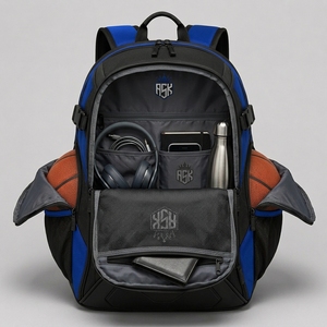 Bolsa profesional para equipo de baloncesto con construcción duradera, múltiples bolsillos de almacenamiento, diseño ligero y seguro - Product Image 5