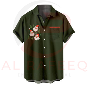 Camiseta de playa para hombre de Venta caliente, impresión personalizada disponible, Camiseta con estampado de Papá Noel, camiseta transpirable - Product Image 4