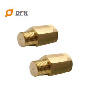 DFK Taiwan Nouveau raccord de sortie d'air de précision CNC en cuivre pour usage industriel certifié ISO 9001 OEM accepté Surface naturelle - Product Image 2