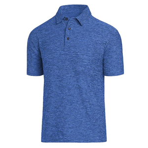Polo con logotipo bordado personalizado para hombre, camiseta de ajuste estándar, poliéster, camiseta de golf promocional, polos de talla grande para hombre - Product Image 3