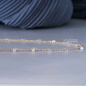 จี้เพชรทรงกลมเจียระไนแบบบริลเลียนท์ 14K ทองคำเหลือง ประดับเพชรเลี้ยงในห้องปฏิบัติการ สำหรับผู้หญิง ความใส VS+ สี EF เครื่องประดับสังเคราะห์ น้ำหนักรวม 1.12 กะรัต - Product Image 5