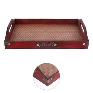 Bandeja para servir de madera rústica de alta demanda con patrones de grano únicos, perfecta para bodas, fiestas y decoración del hogar - Product Image 3