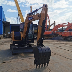 Mini-excavatrice sur chenilles SANY SY55U G4 de 5,5 tonnes d'occasion en bon état - Product Image 4