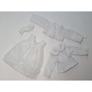 Set di Abbigliamento Primaverile per Bambine con Fiocco in Raso e Tulle - Product Image 1