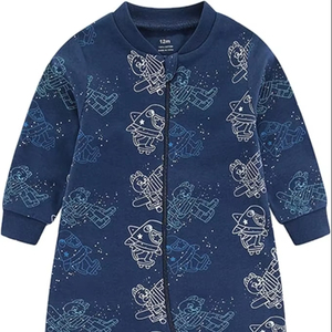 Mameluco de algodón suave para bebé Adorable traje de una pieza para recién nacidos - Product Image 1