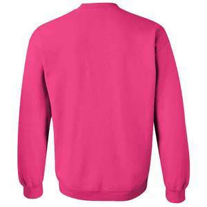 Tamaño personalizado transpirable producto profesional patrón sólido cuello redondo básico mezcla de algodón sudadera para hombres - Product Image 6