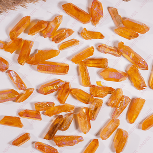 Quartz Aura Orange Premium Haut de Gamme, Mini Pointes, Cristaux Naturels de Guérison pour Décoration et Méditation, Prix de Gros - Product Image 6