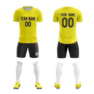 Kits d'entraînement d'équipe avec logo personnalisé, ensembles complets d'uniformes de maillots de football, uniformes de football à sublimation pour hommes - Product Image 5