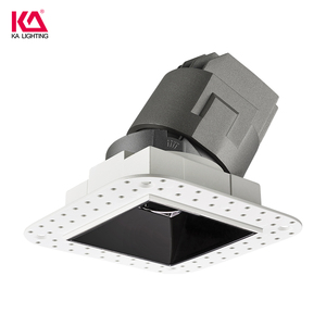 Foco LED Empotrable Cuadrado de Alta Calidad sin Marco, Iluminación Directa, D110x110x108mm, CRI>90, Lente Óptica Intercambiable - Product Image 5