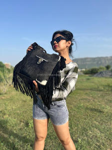 กระเป๋าโท้ทหนังวัวขนสัตว์สำหรับผู้หญิงกระเป๋าถือใต้วงแขนคุณภาพมาตรฐาน - Product Image 3