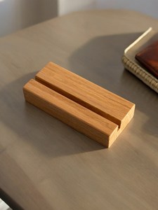 Porte-cartes en bois massif de luxe pour cartes de crédit et cartes de visite, étui à cartes en bois fait à la main, écologique - Product Image 5