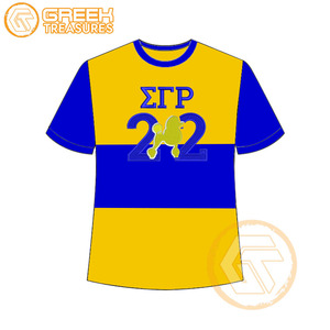 Vente en gros de t-shirt Sigma Gamma Rho pour femmes vêtements de sororité jersey de coton t-shirt respirant de haute qualité vêtements grecs pour femmes - Product Image 4